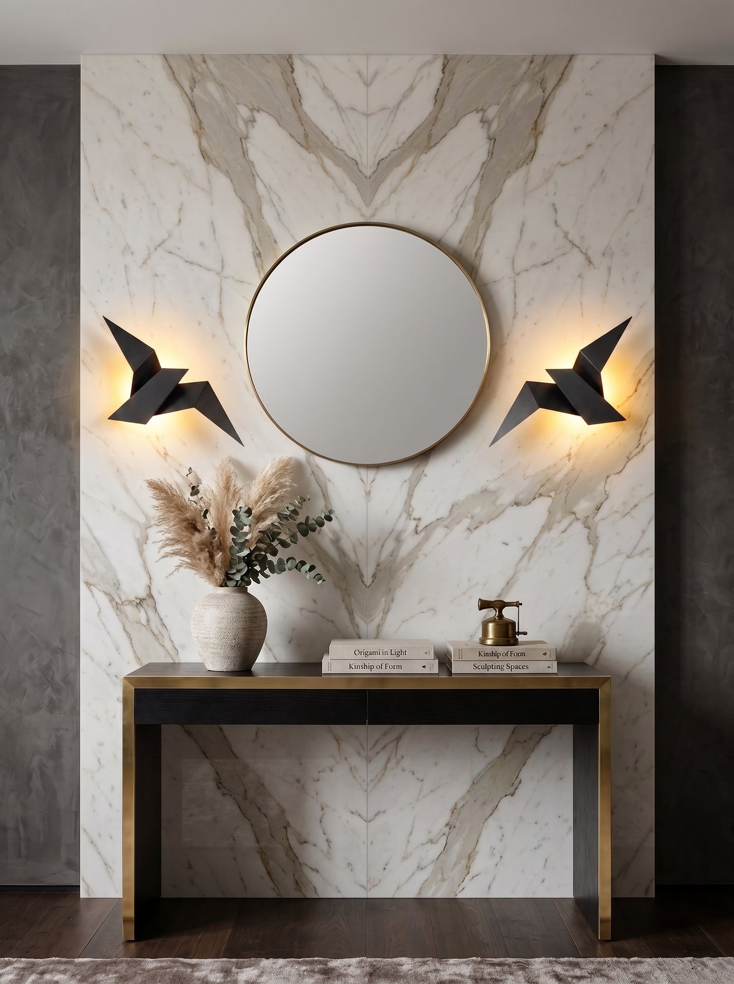Applique Murale LED Design Oiseau Origami - AVISA