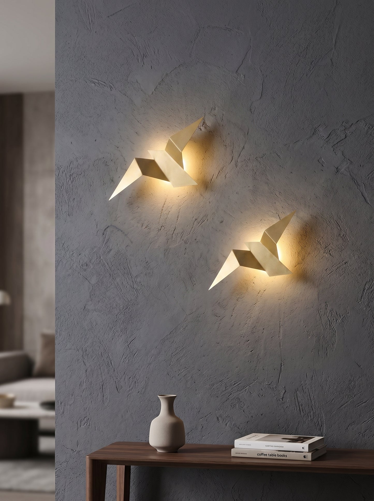 Applique Murale LED Design Oiseau Origami - AVISA