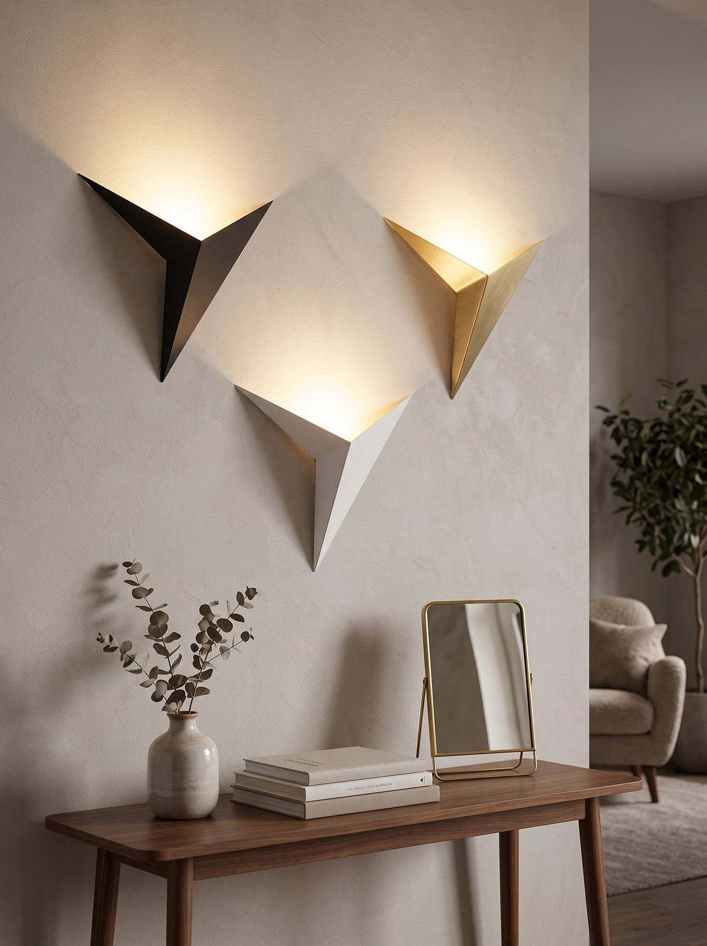 Applique Murale LED Triangulaire Design Minimaliste - KIRA
