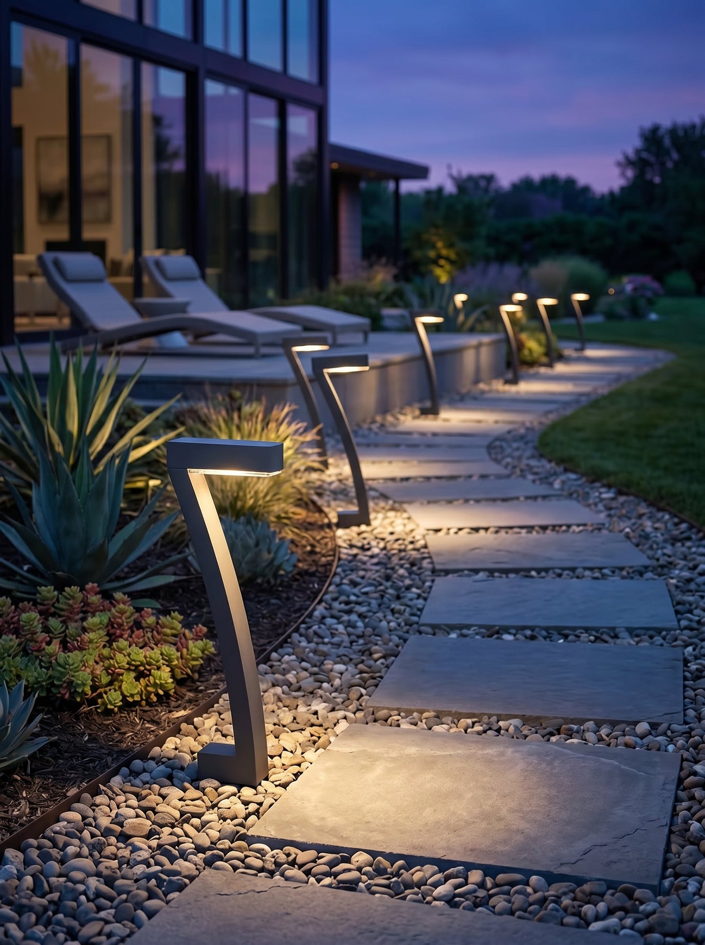 Lampe Extérieur Solaire Design - SEPTEM
