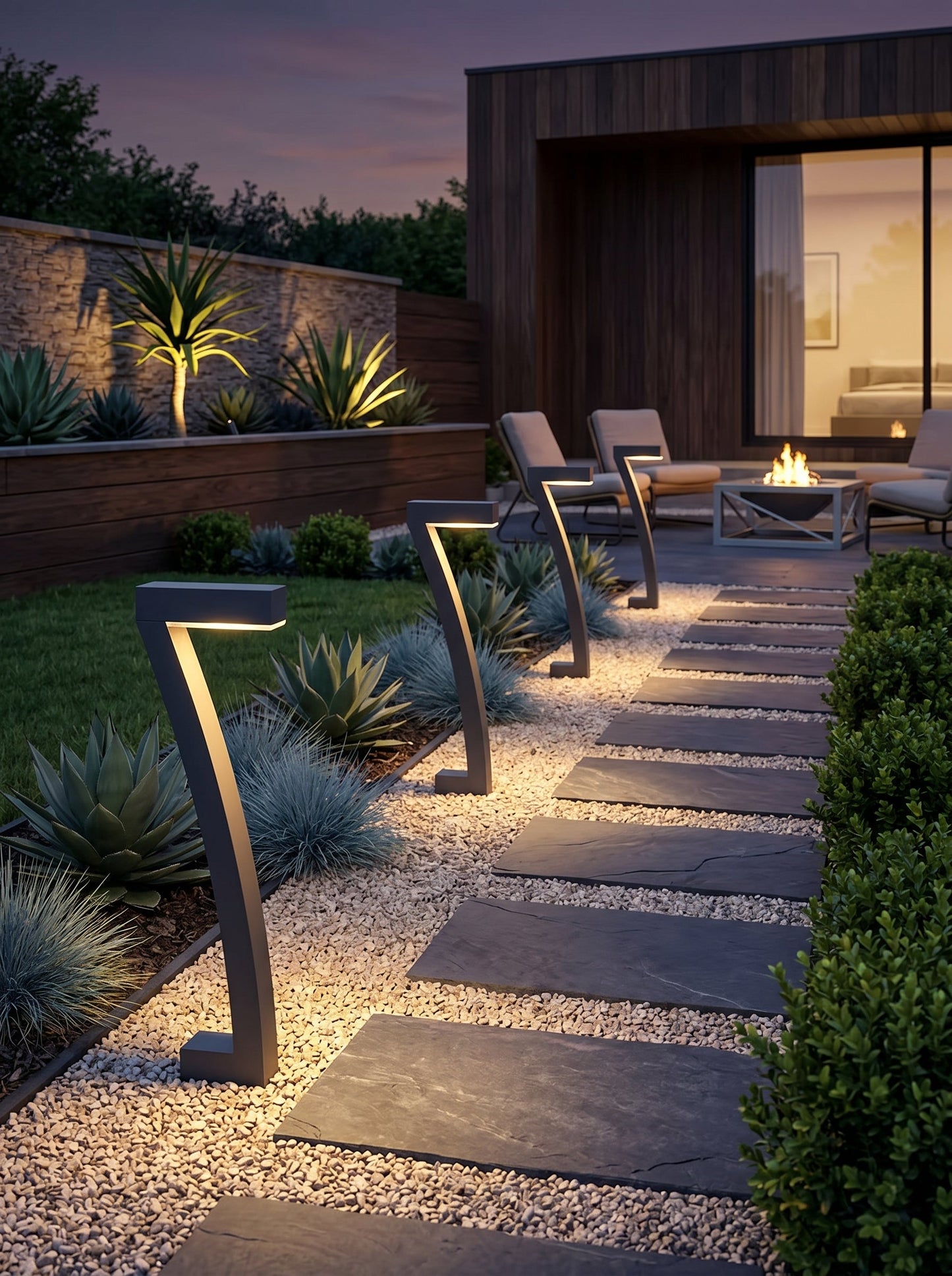 Lampe Extérieur Solaire Design - SEPTEM