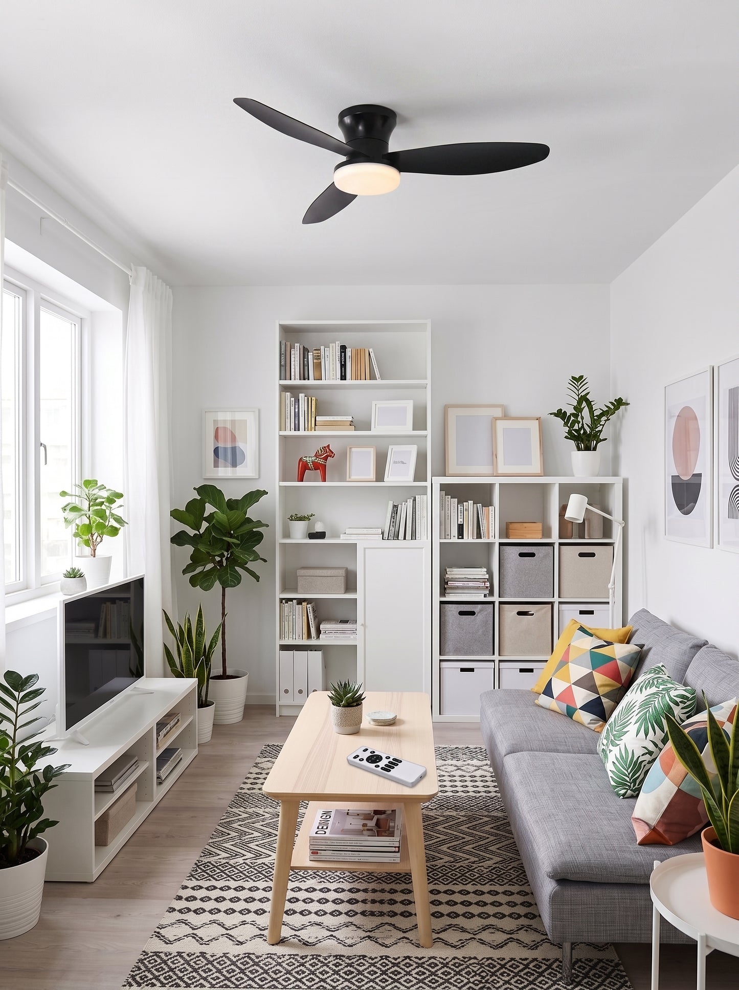 Plafonnier Ventilateur LED Design - VENTO
