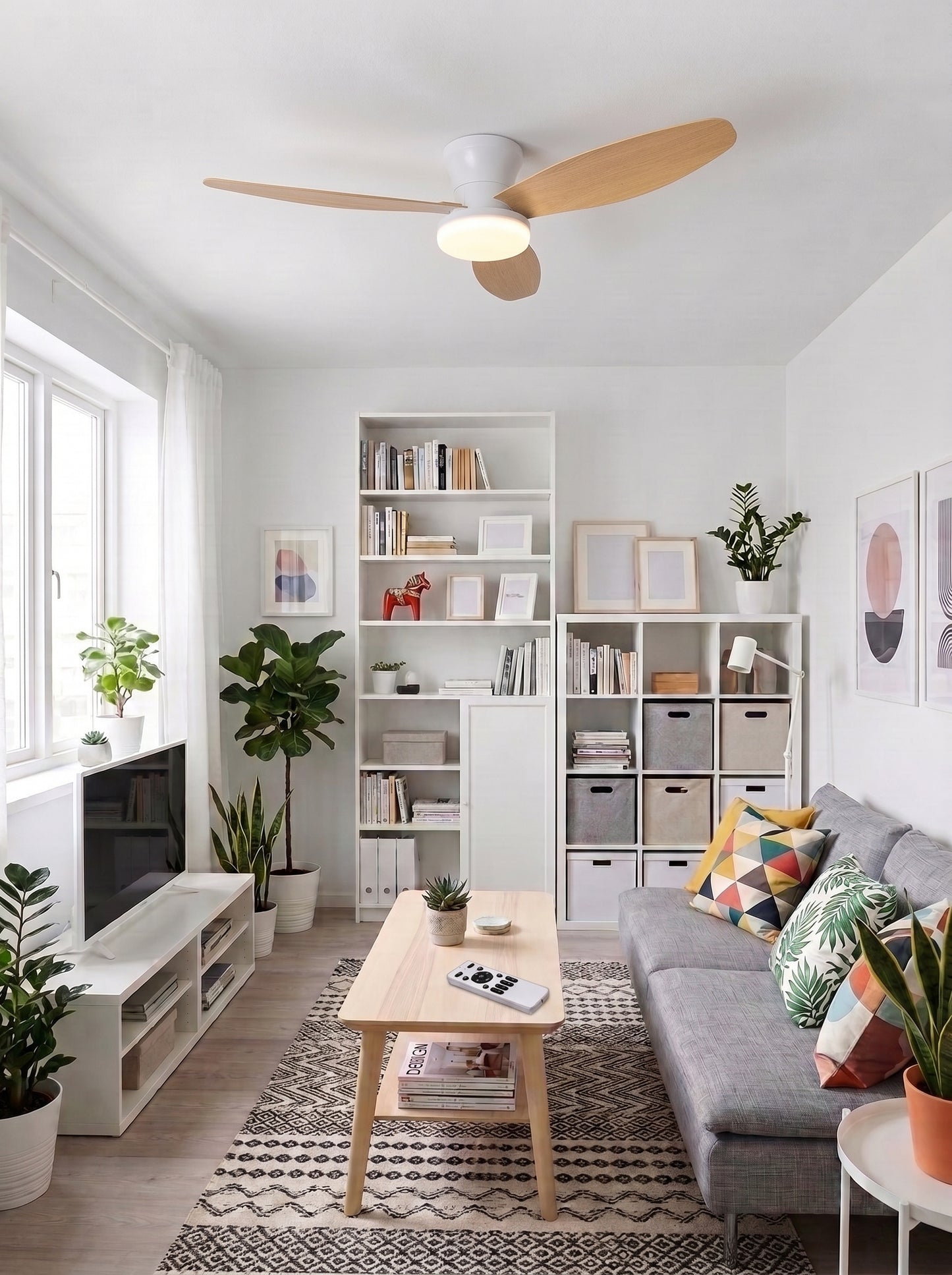 Plafonnier Ventilateur LED Design - VENTO