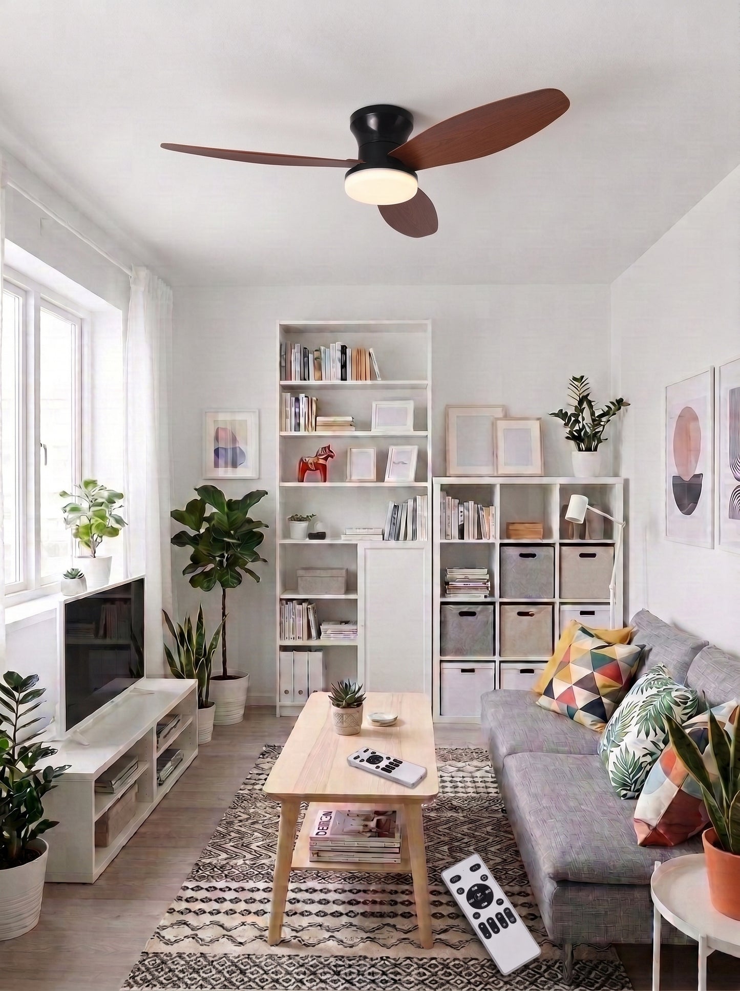 Plafonnier Ventilateur LED Design - VENTO