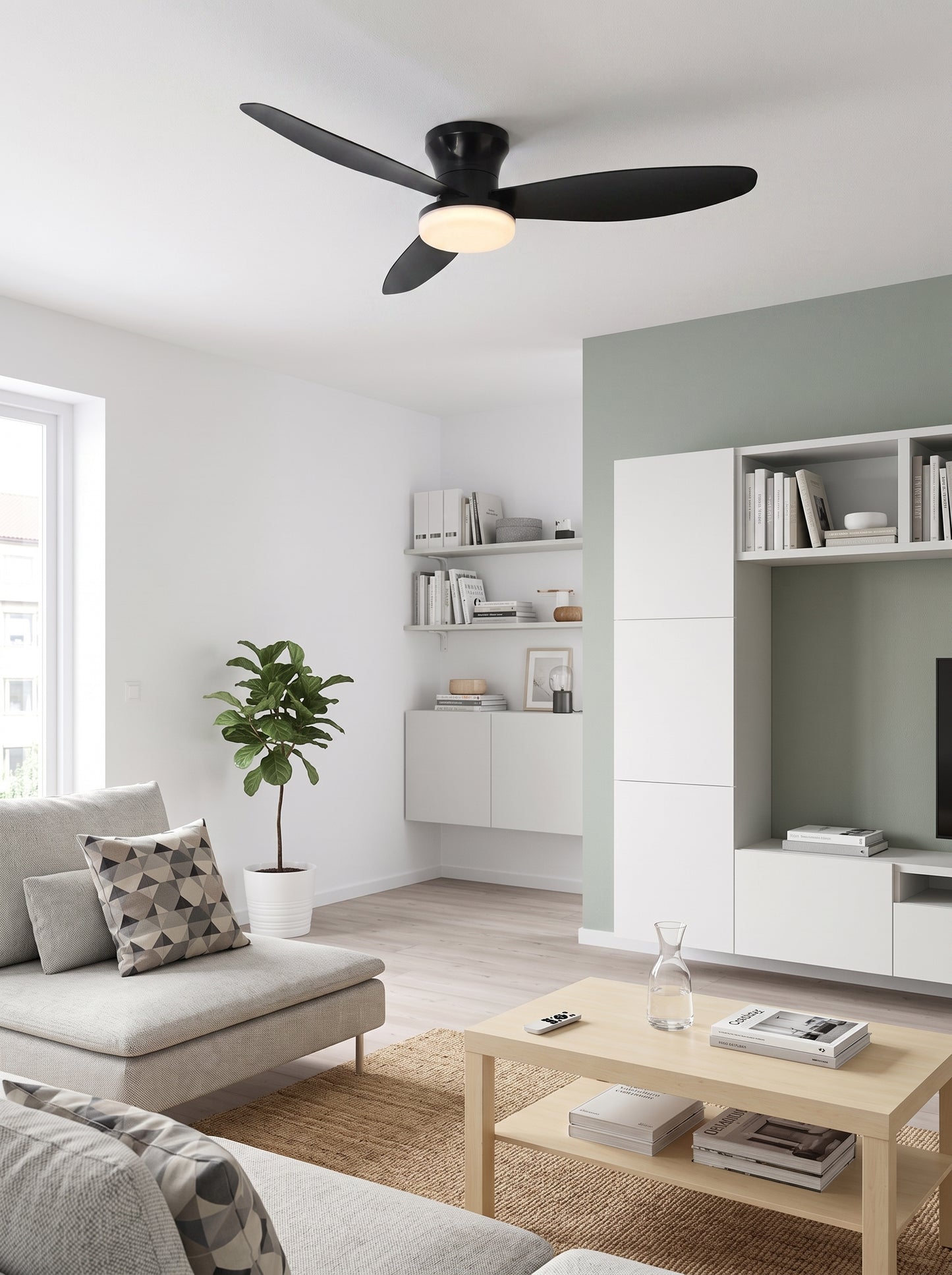 Plafonnier Ventilateur LED Design - VENTO