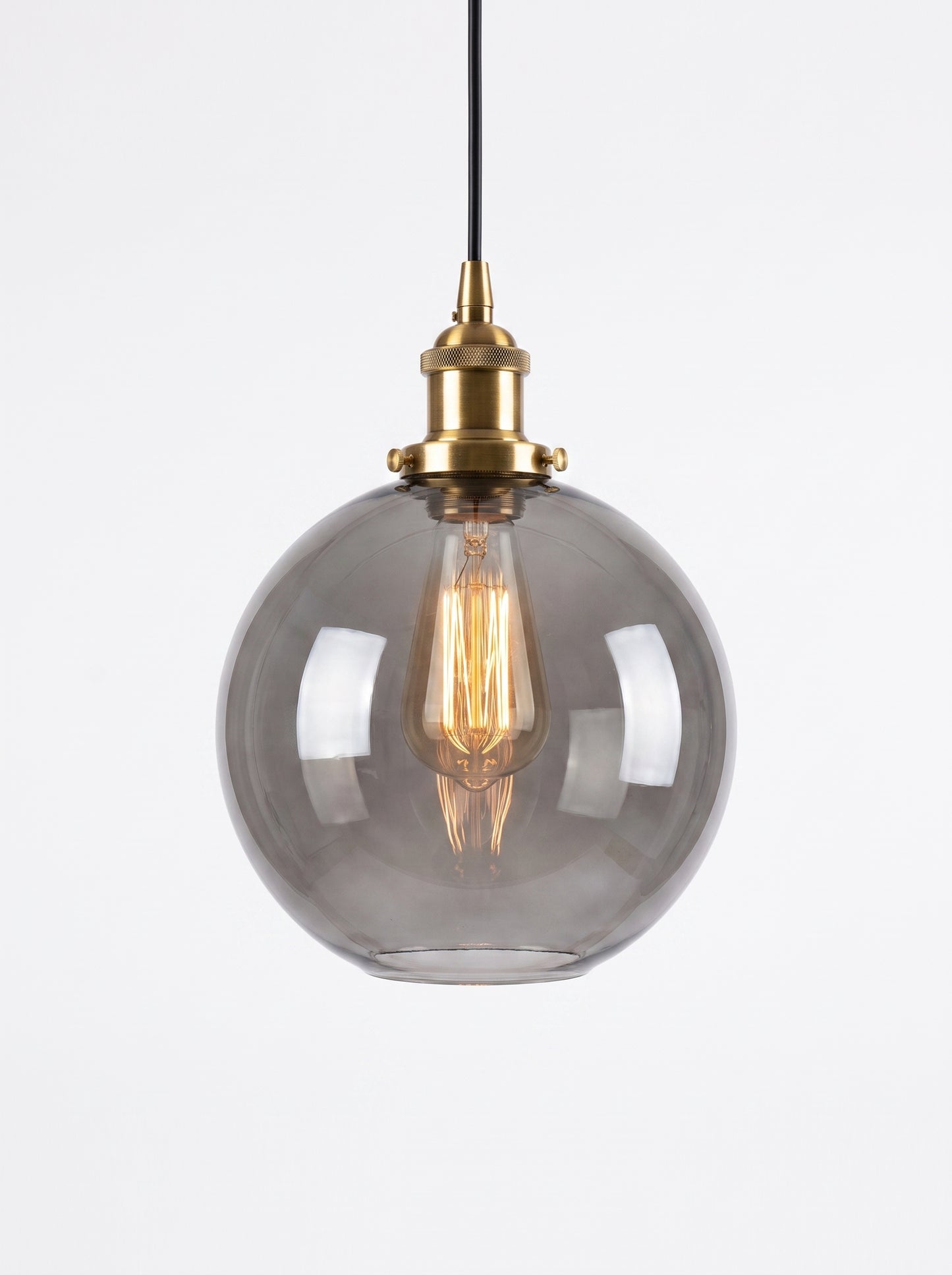 Suspension Luminaire en Verre Fumé - FUMEA