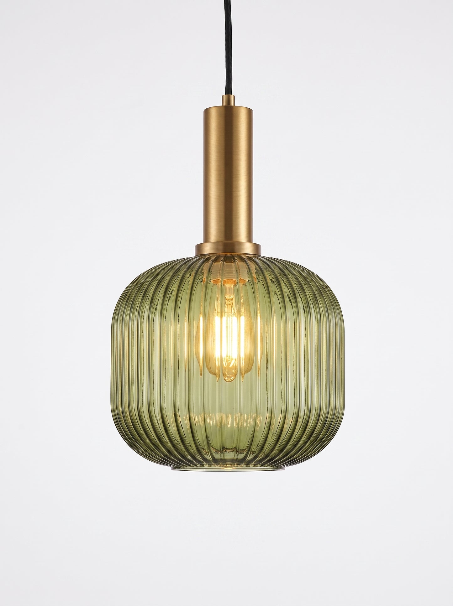 Suspension en Verre Strié Design Nordique - KURA