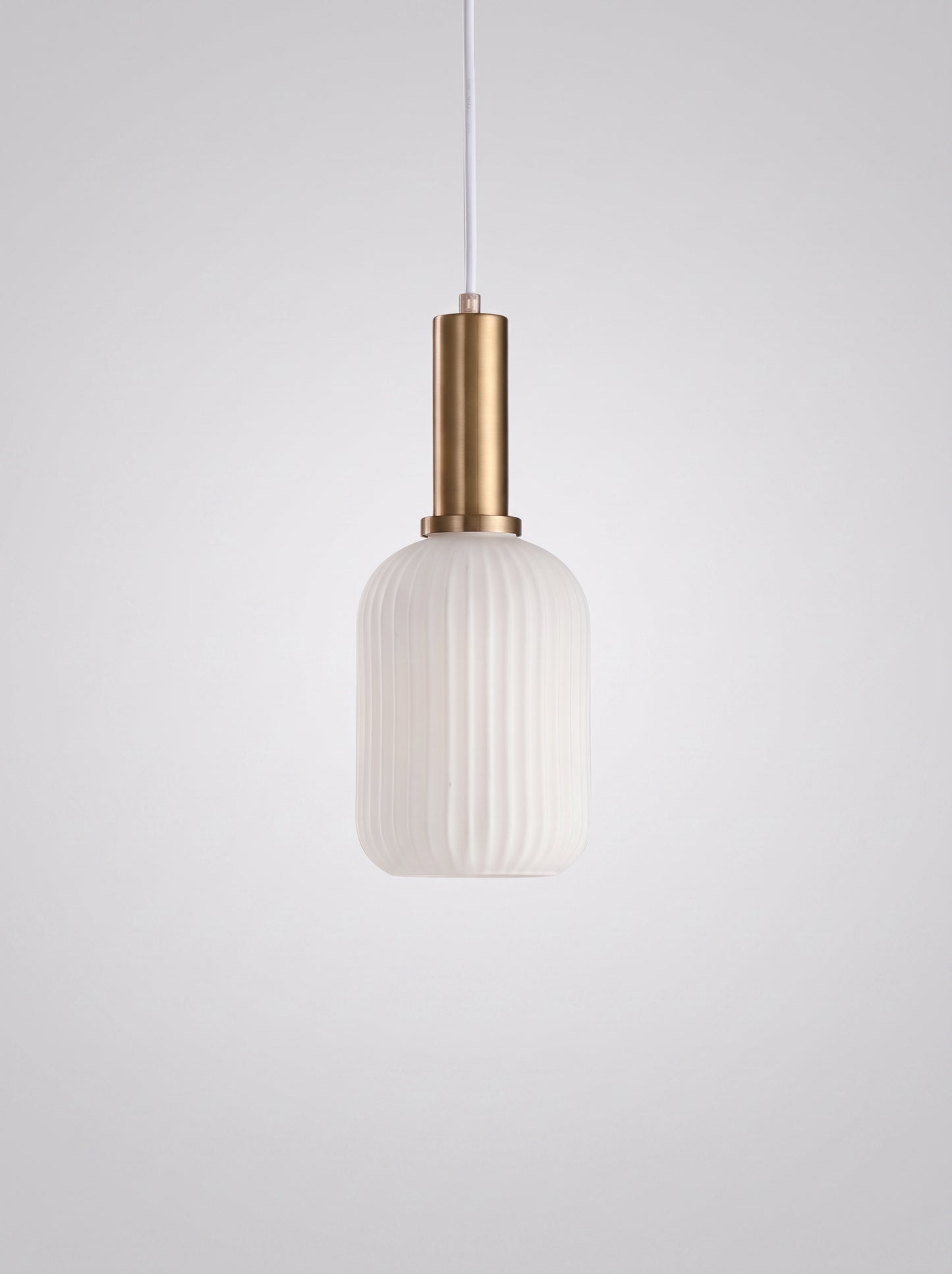 Suspension en Verre Strié Design Nordique - KURA