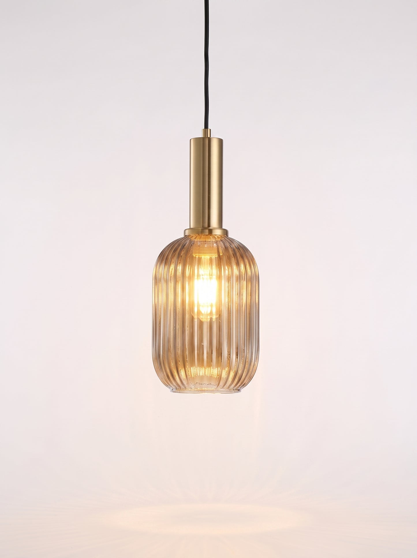Suspension en Verre Strié Design Nordique - KURA