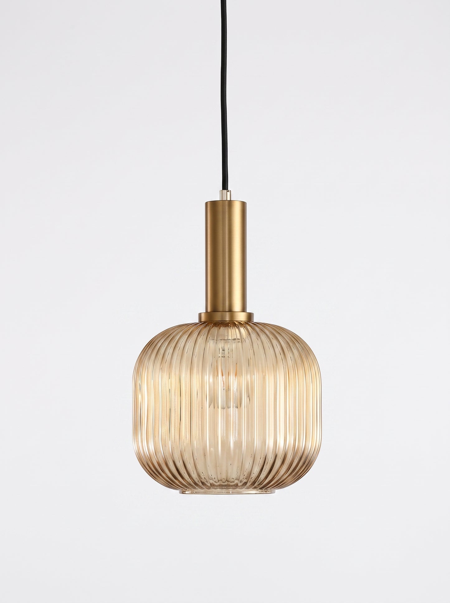 Suspension en Verre Strié Design Nordique - KURA