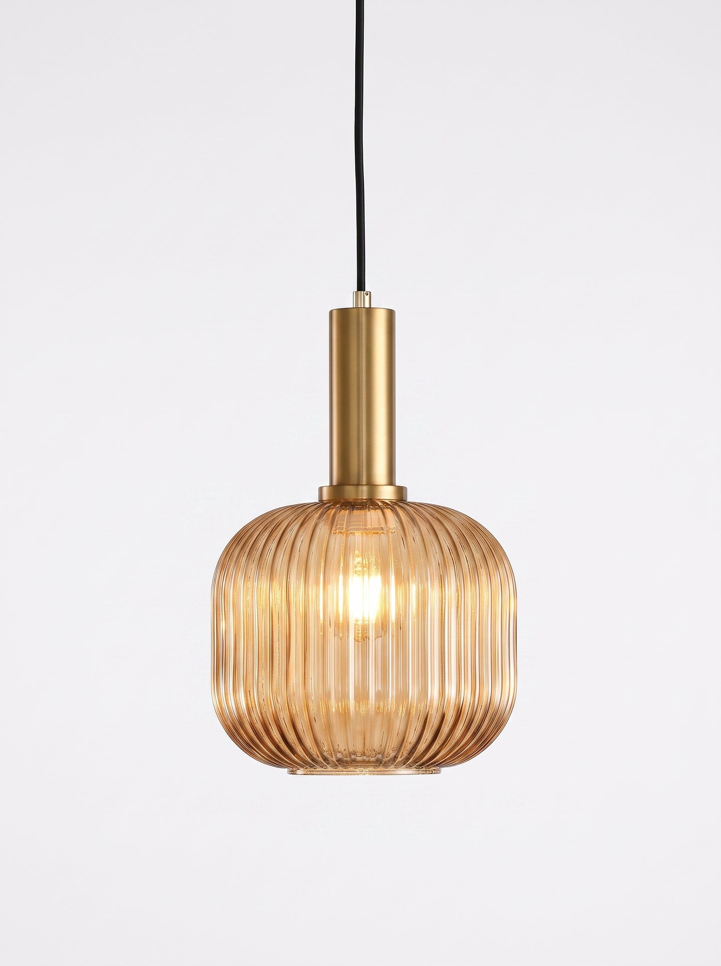 Suspension en Verre Strié Design Nordique - KURA