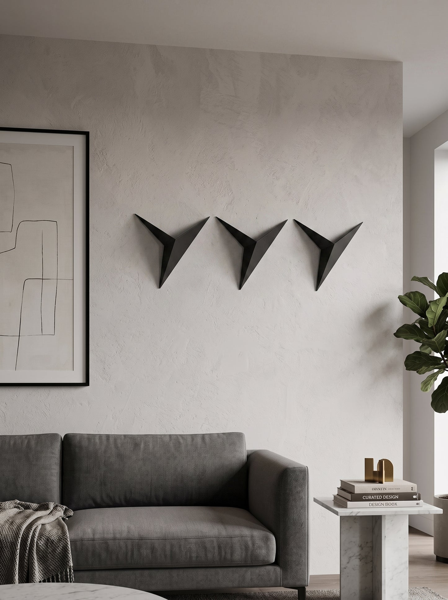 Applique Murale LED Triangulaire Design Minimaliste - KIRA