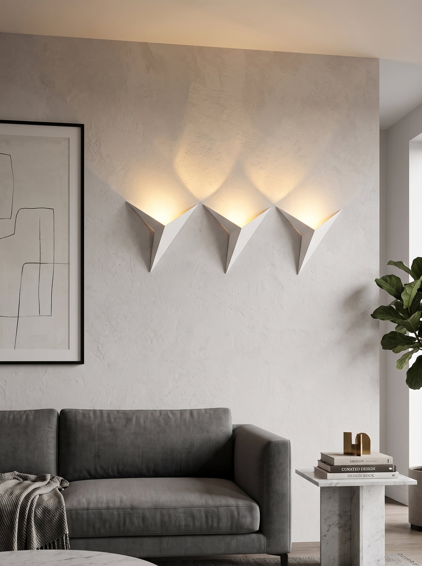 Applique Murale LED Triangulaire Design Minimaliste - KIRA