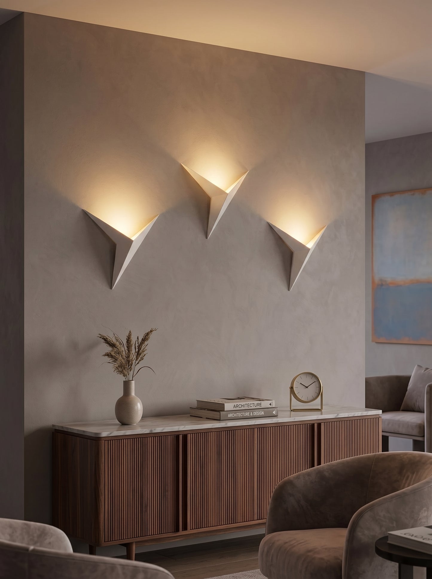 Applique Murale LED Triangulaire Design Minimaliste - KIRA