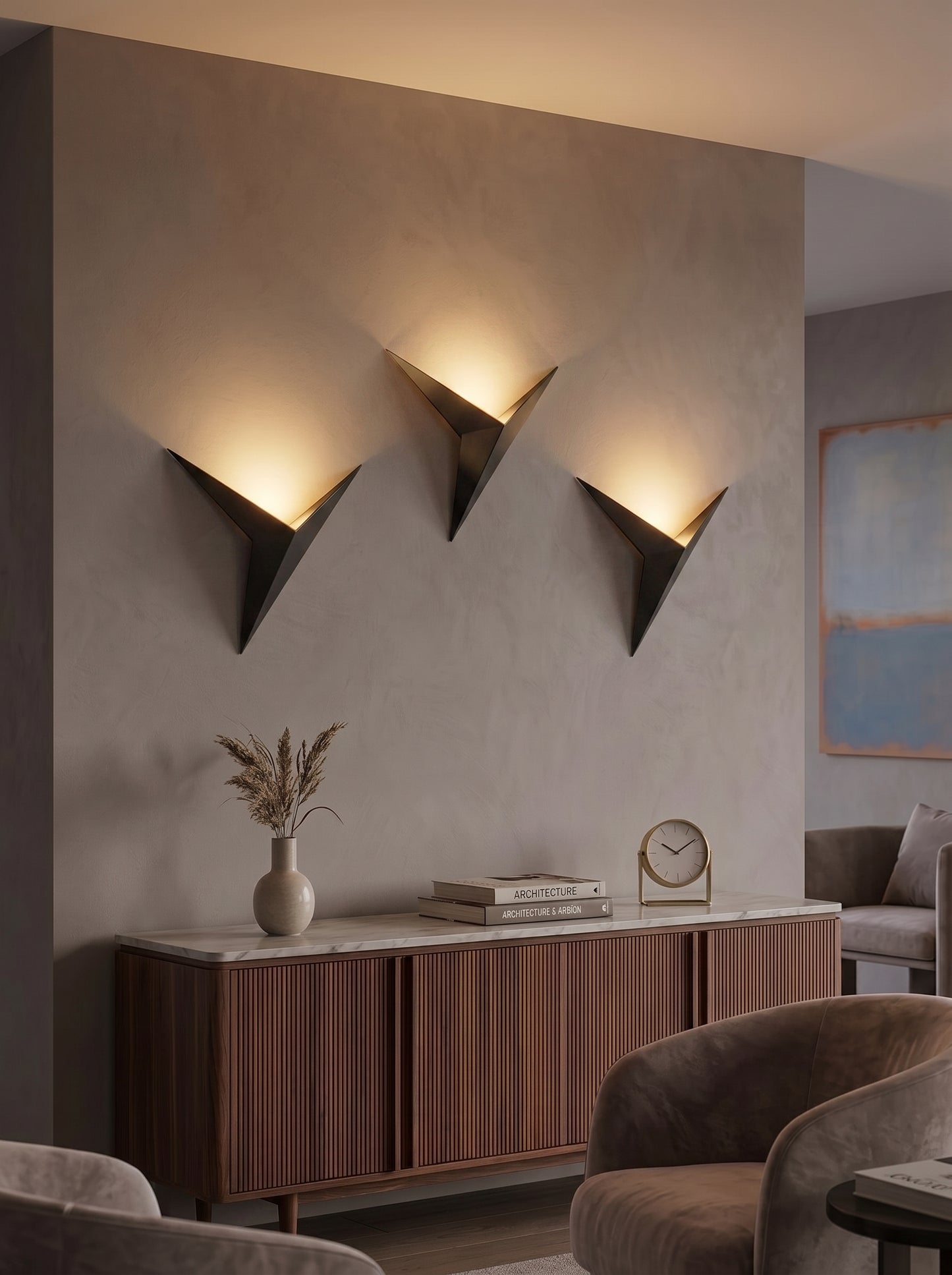 Applique Murale LED Triangulaire Design Minimaliste - KIRA