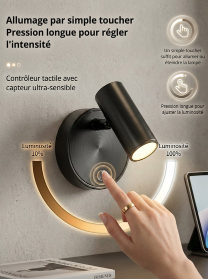 Applique Murale Magnétique Sans Fil - LUMINAIR