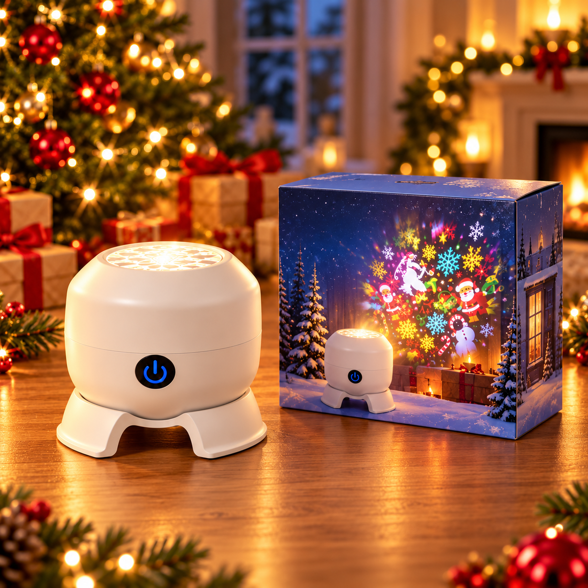 Noelia™ – Projecteur de Noël Magique à 360°
