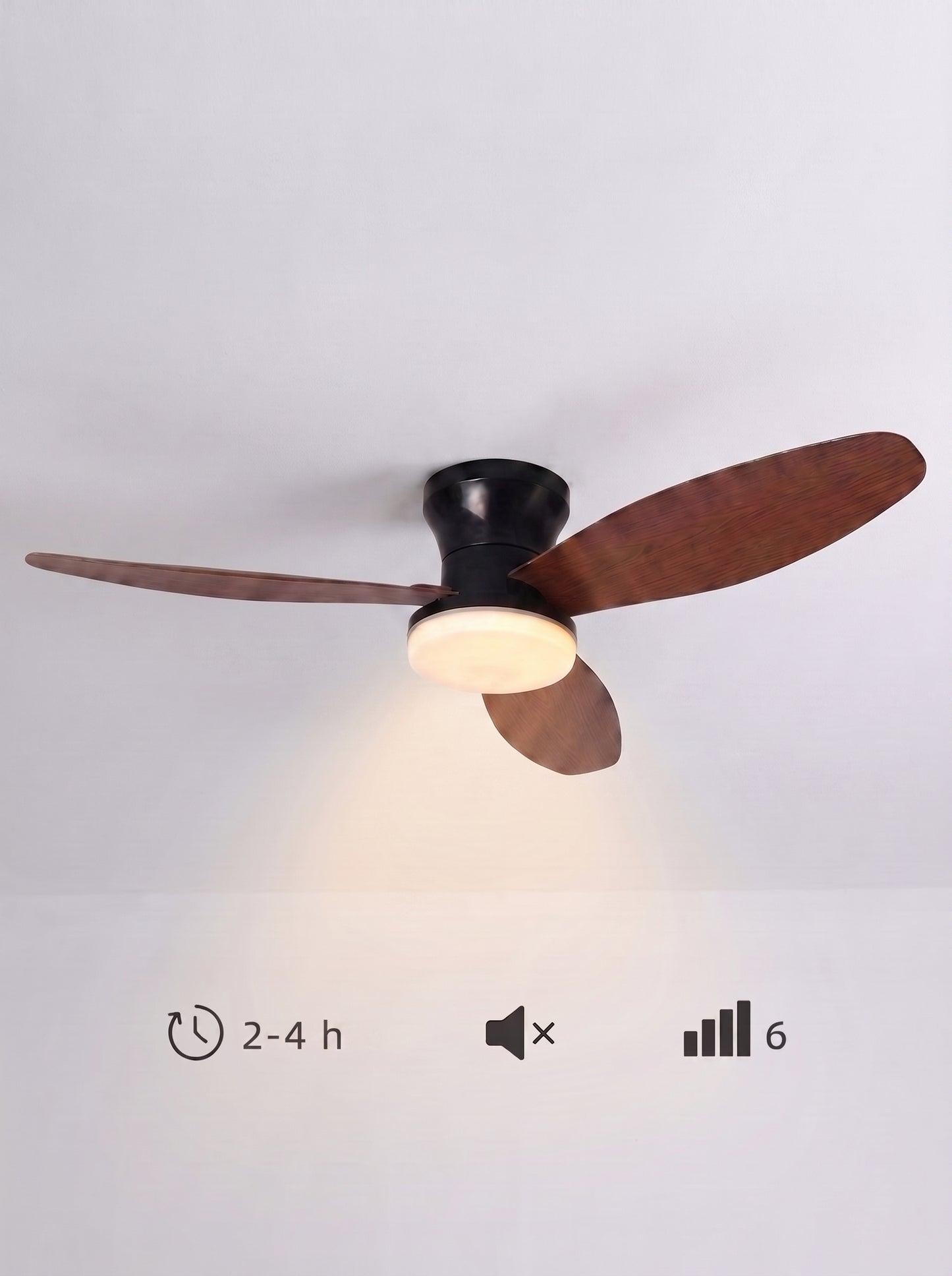 Plafonnier Ventilateur LED Design - VENTO