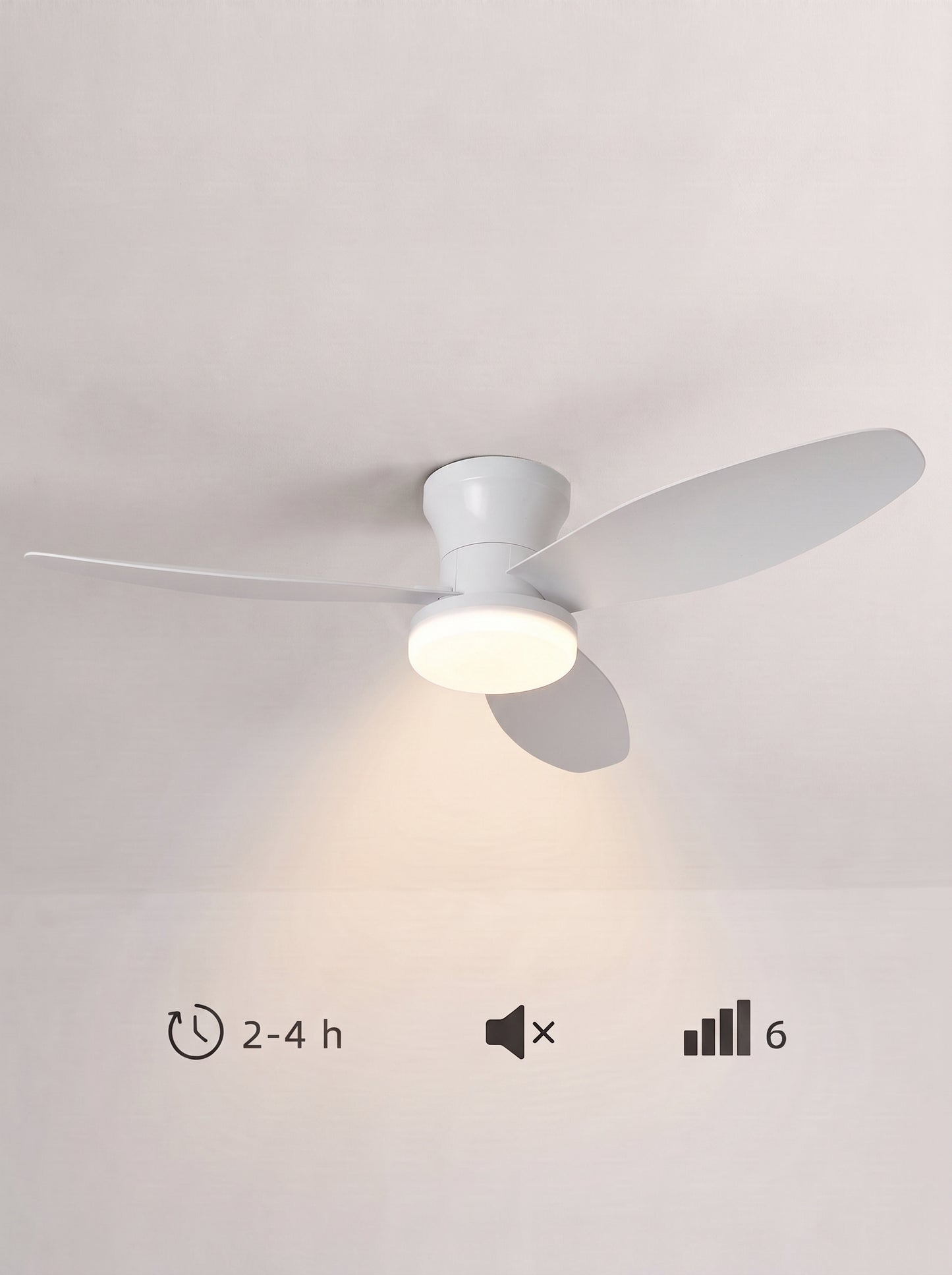 Plafonnier Ventilateur LED Design - VENTO