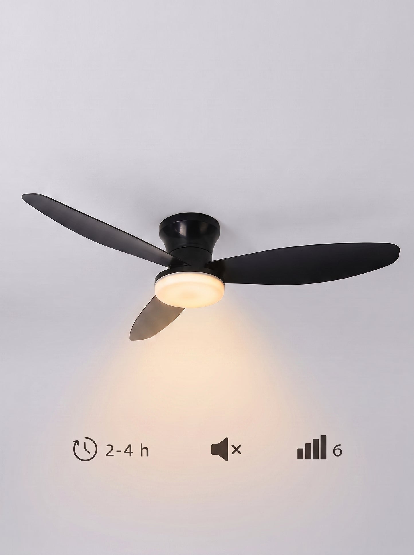 Plafonnier Ventilateur LED Design - VENTO