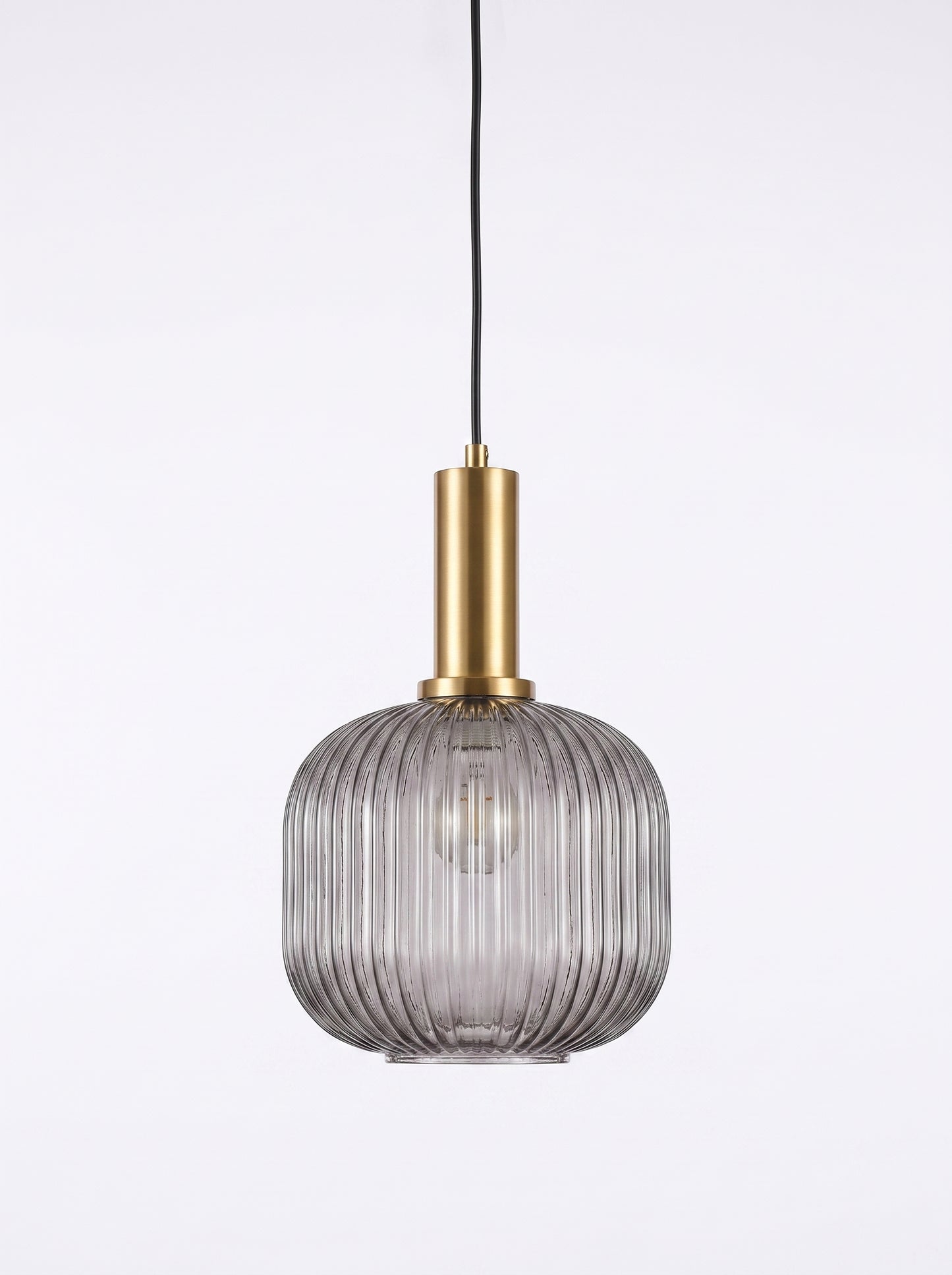 Suspension en Verre Strié Design Nordique - KURA