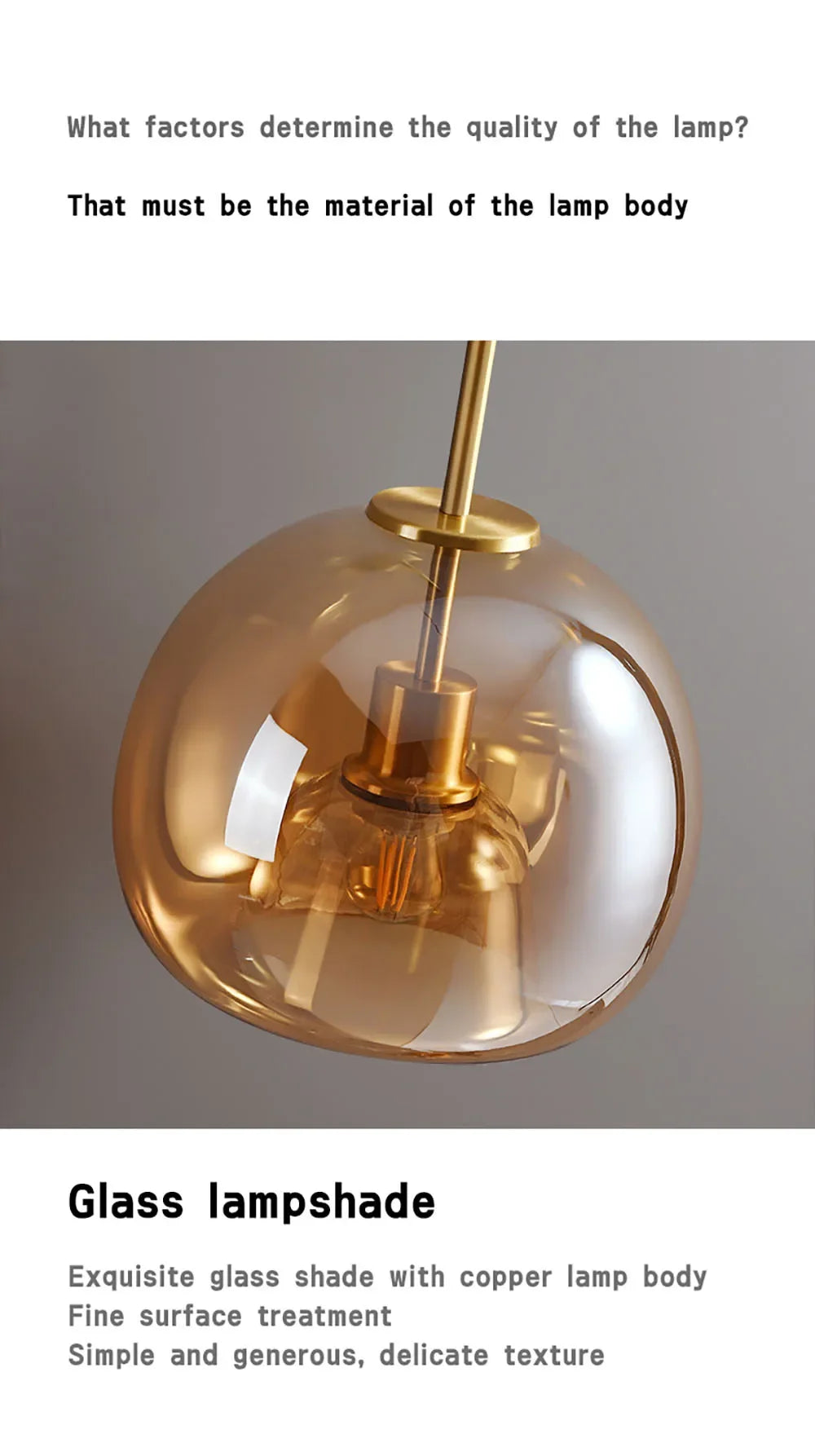 Modern Ceiling Light Nordic Cognac Glass Ceiling Lamp LED Minimalist for Living Dinning Room Aisle Creative Lighting Home Decor