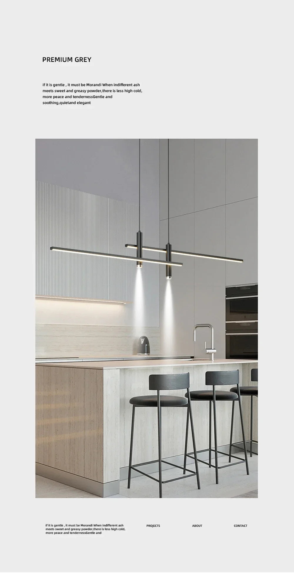DINDALLED LED Pendant Light Restaurant Hanging Lamp Smart Remote Control Color Temperature Brightness Living Room Chandelier