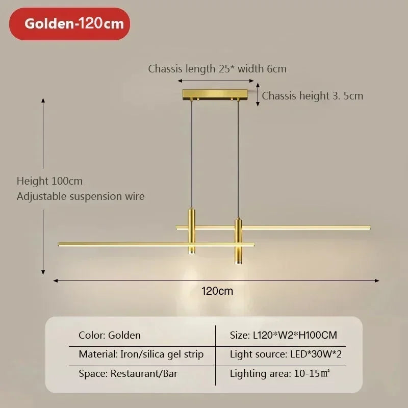 DINDALLED LED Pendant Light Restaurant Hanging Lamp Smart Remote Control Color Temperature Brightness Living Room Chandelier