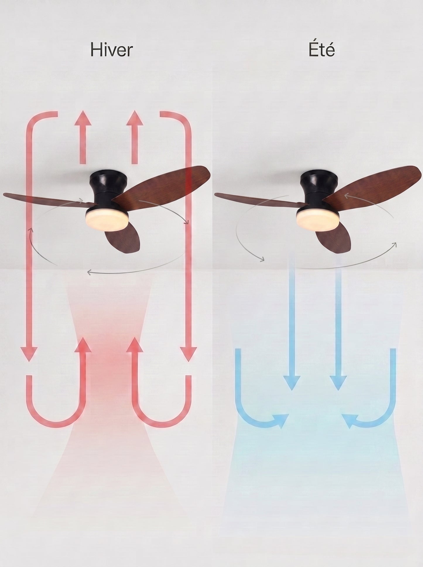 Plafonnier Ventilateur LED Design - VENTO