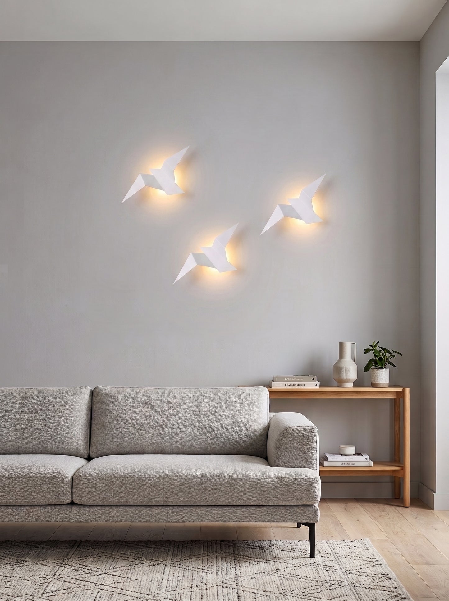 Applique Murale LED Design Oiseau Origami - AVISA