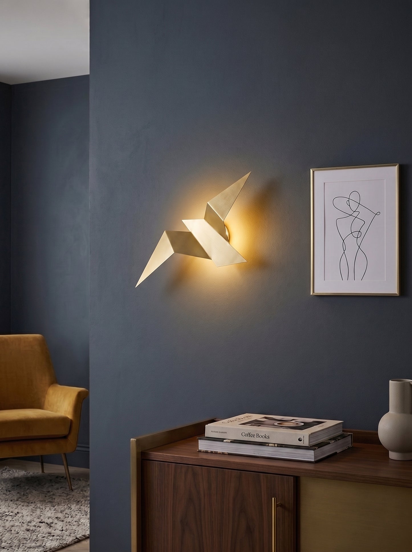 Applique Murale LED Design Oiseau Origami - AVISA