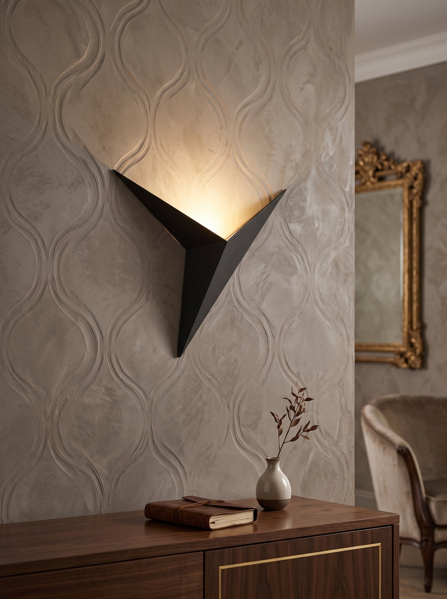 Applique Murale LED Triangulaire Design Minimaliste - KIRA