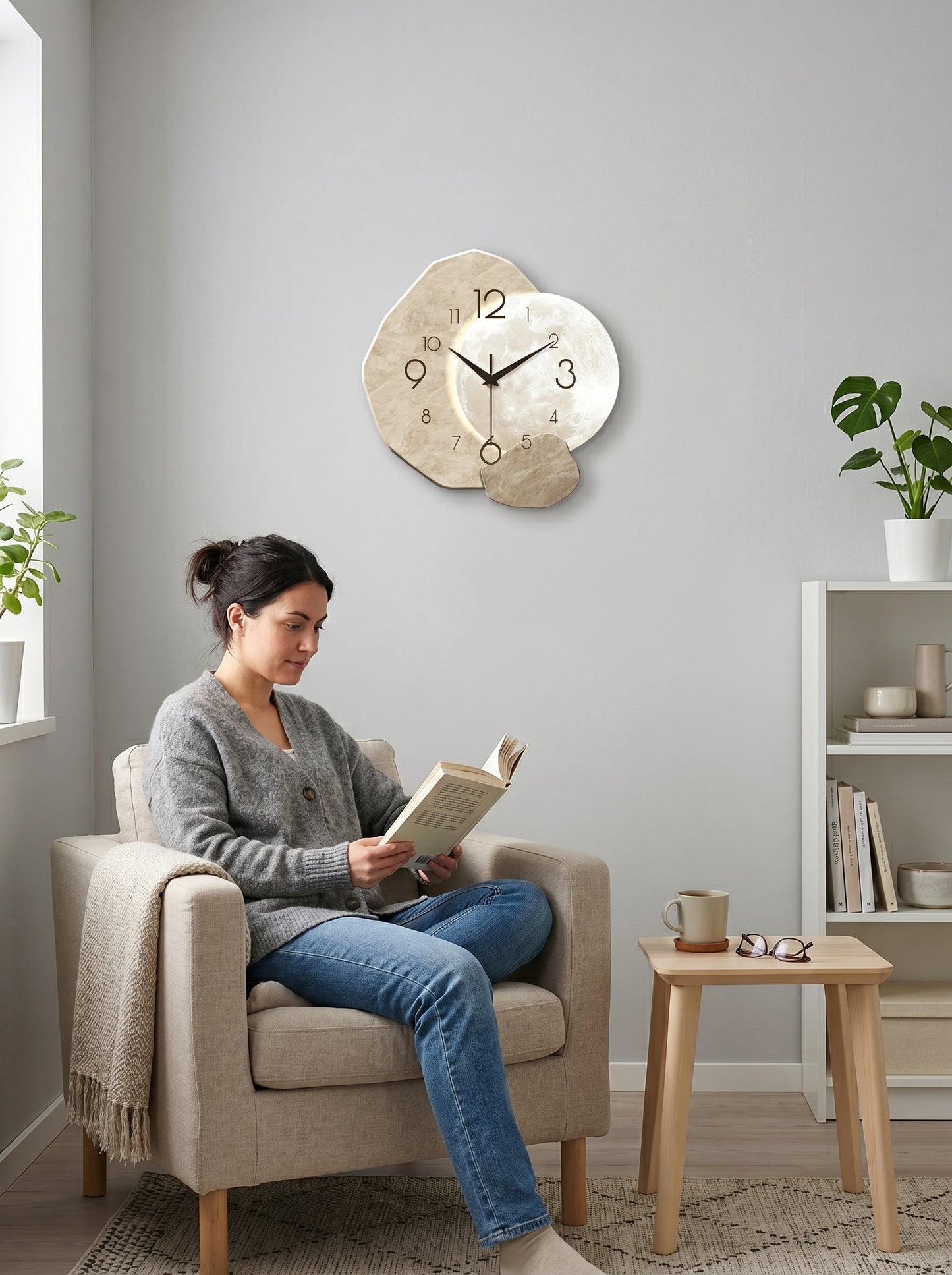 Horloge Murale Séléné – Édition Galerie Studio