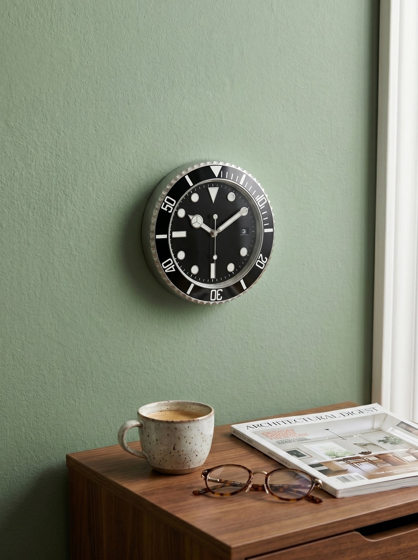 Horloge Murale Submariner – Édition Chrono Studio
