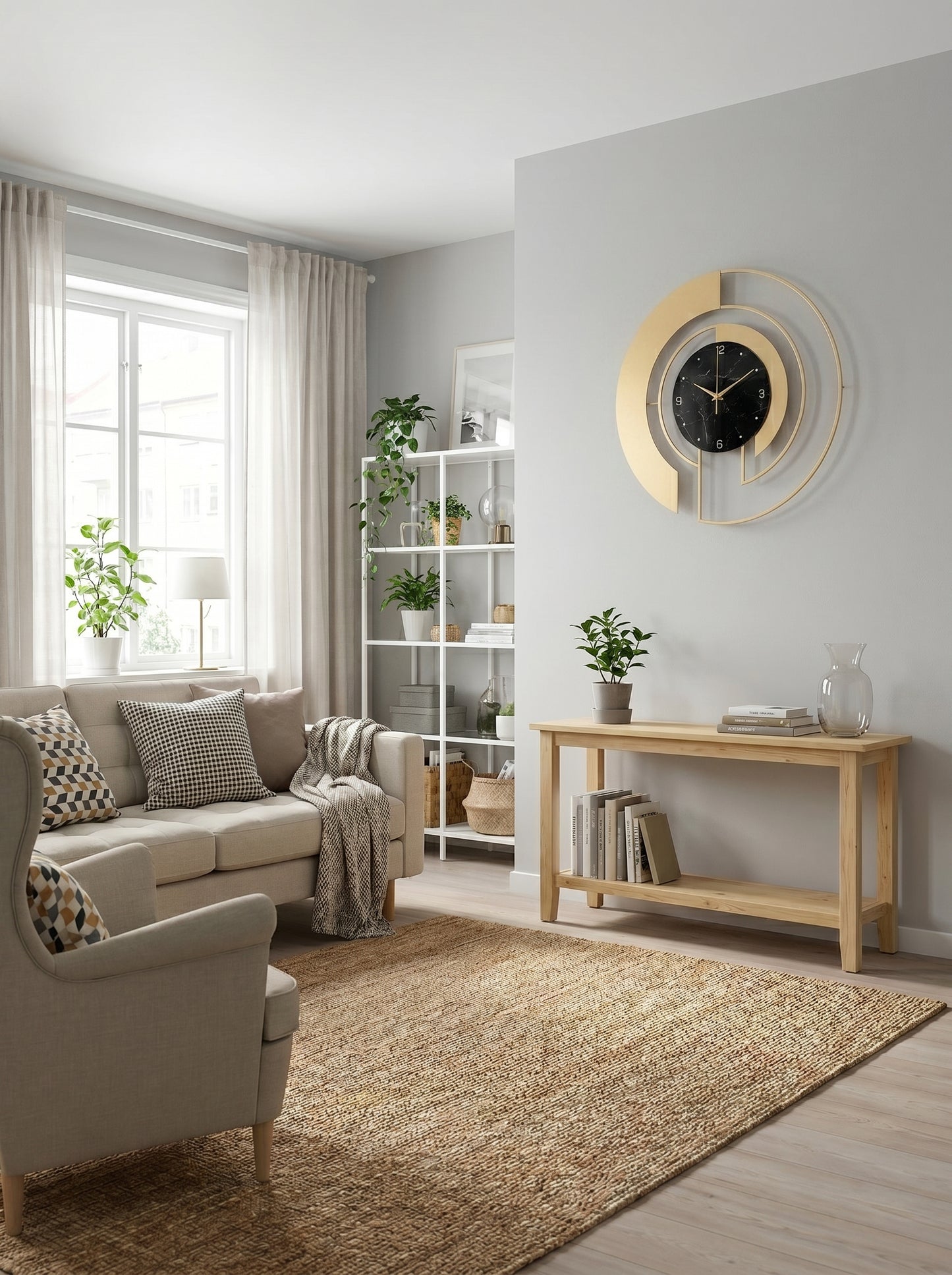 Horloge Murale Vega – Édition Métal Studio