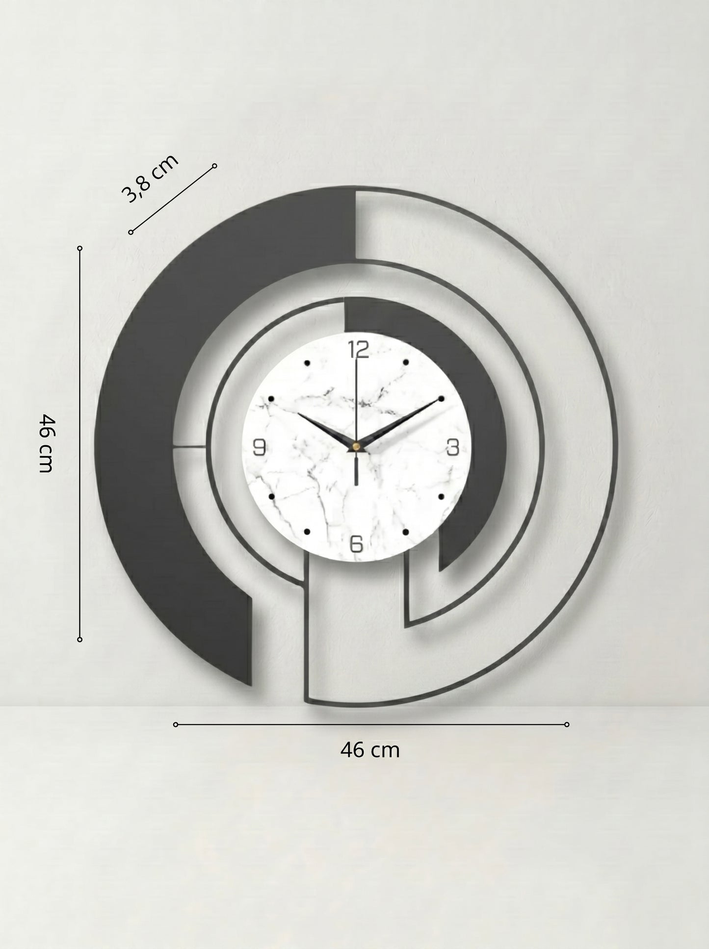 Horloge Murale Vega – Édition Métal Studio