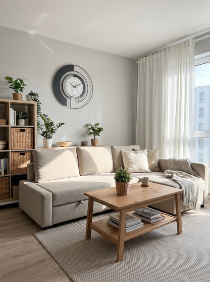 Horloge Murale Vega – Édition Métal Studio