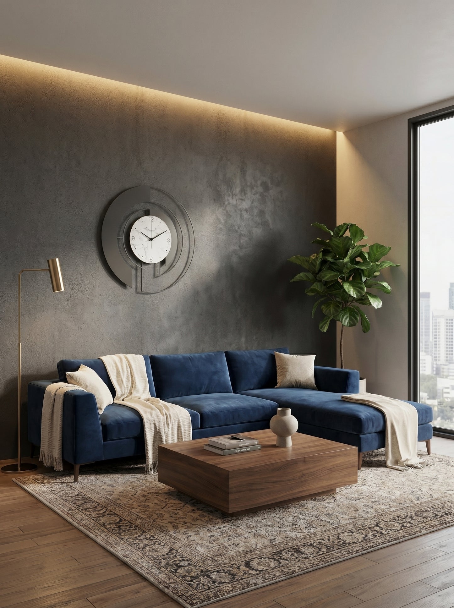 Horloge Murale Vega – Édition Métal Studio