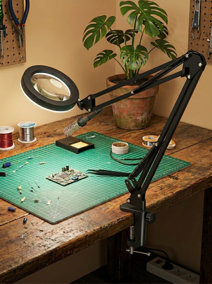 Lampe Loupe de Bureau Zoom x5 - LUXIRA
